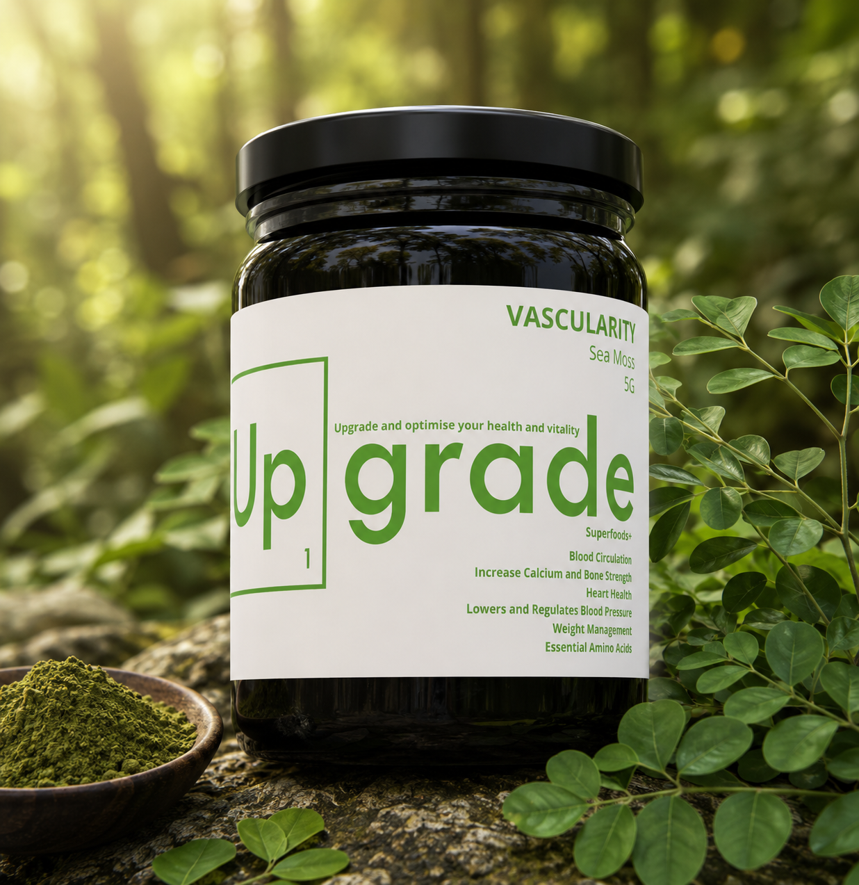Vasculariteit - Moringa-geïnfuseerde zeemosgel
