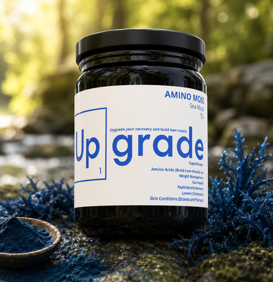 Amino Moss - Blauwe Spirulina Geïnfuseerde Zeemos Gel
