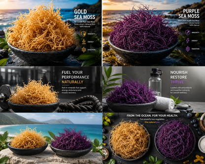 Raw Premium Purple - St Lucian Seamoss (Bulk)